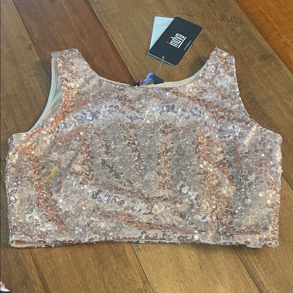 Sequin Embellished Women's Top - Rose Pink